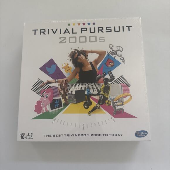 Trivial Pursuit 2000s Board Game 2016 Hasbro Pop Culture Family Night - Picture 1 of 8
